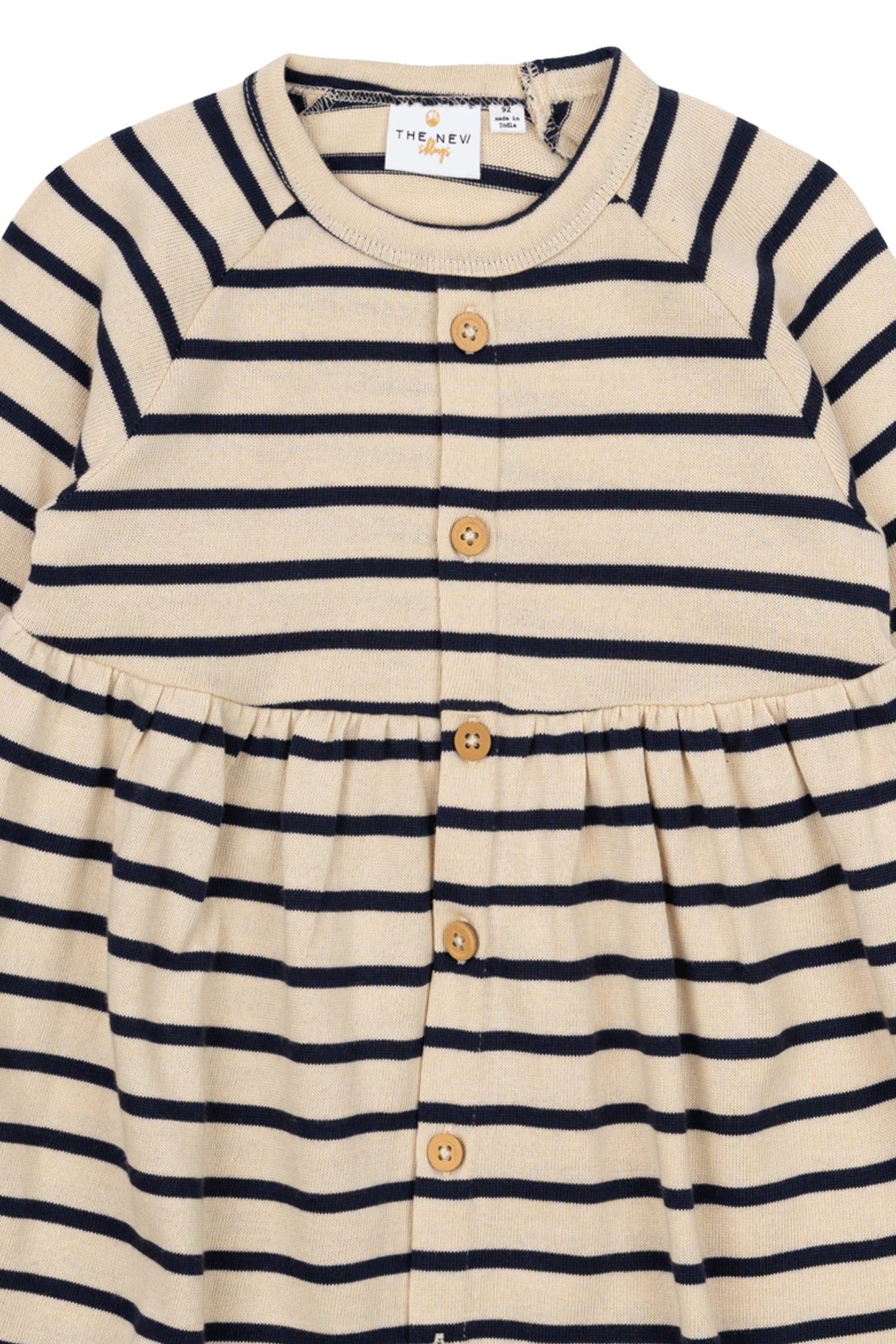 lässiges gestreiftes Kleid