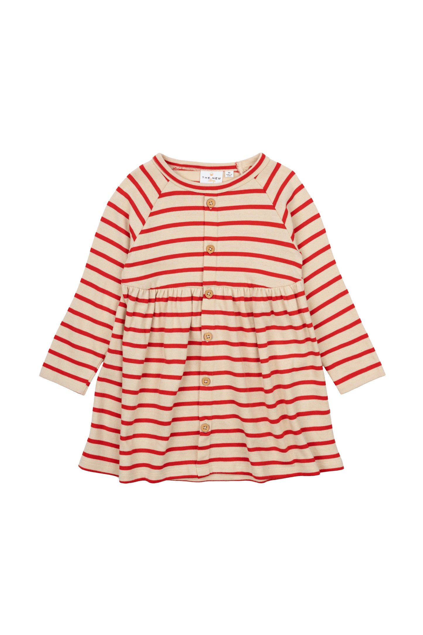 Lässiges gestreiftes Kleid